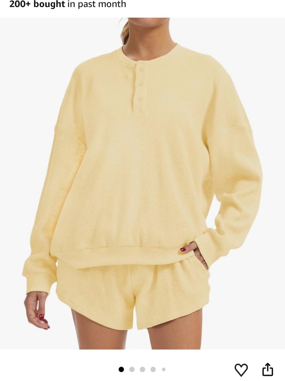 AnotherChill Women's Cozy Amazon Viral short set.
